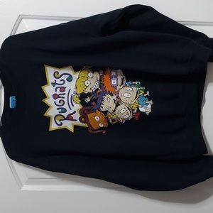 Rugrats Black Adult Sweater
